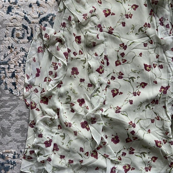 RW&CO Sleeveless Midi Cocktail Dress with Ruffles - Picture 9 of 14